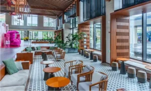 中山温泉宾馆餐厅家具